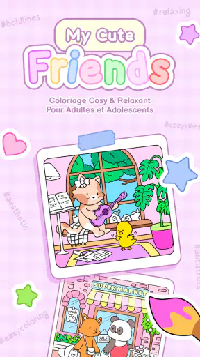 My Cute Friends: Coloriage screenshot 7