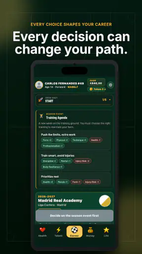 My Legacy: Carrière Football screenshot 2