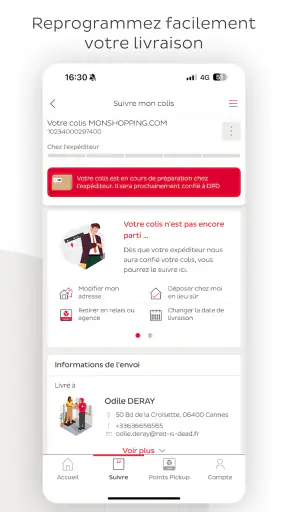 myDPD - Suivi de colis DPD screenshot 1