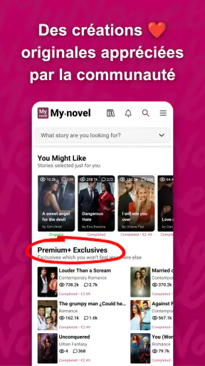 MyNovel - Livres et histoires screenshot 2