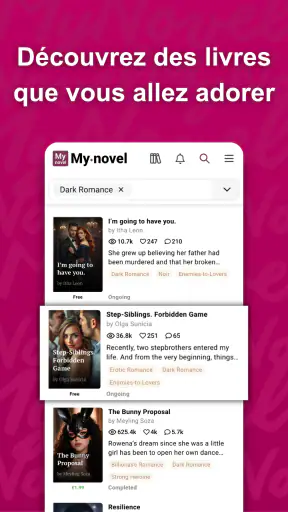 MyNovel - Livres et histoires screenshot 4