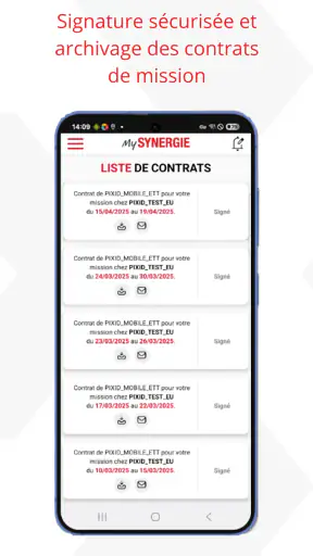 mySynergie – Intérimaires screenshot 2