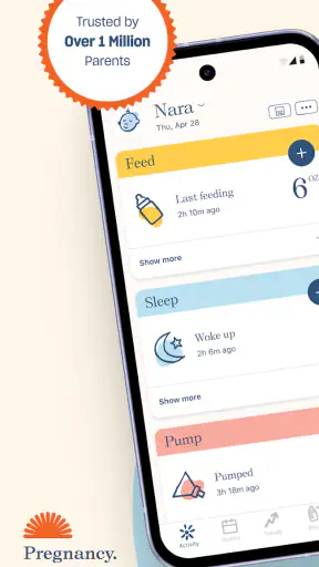 Nara - Baby & Mom Tracker screenshot 1