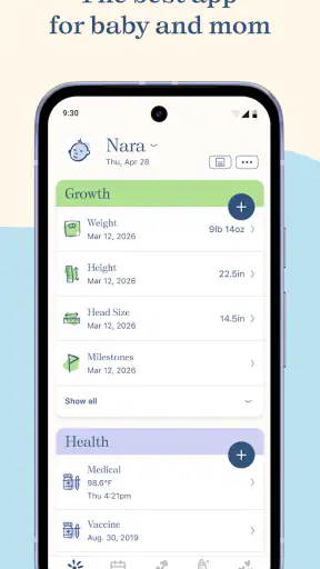 Nara - Baby & Mom Tracker screenshot 3