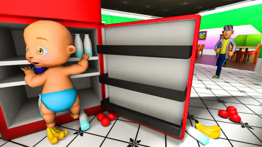 Naughty Boy: Daddy Prank Game screenshot 2