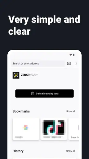 Navigateur Internet - ZEUS screenshot 1