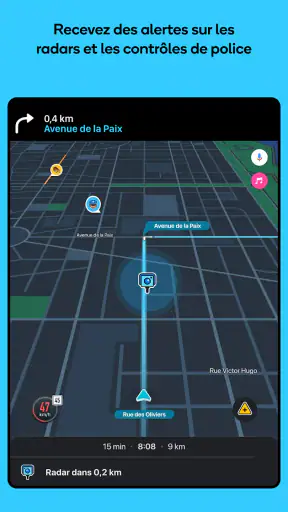 Navigation Waze et trafic screenshot 11