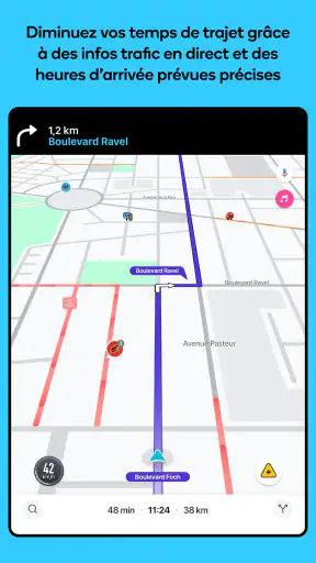 Navigation Waze et trafic screenshot 9