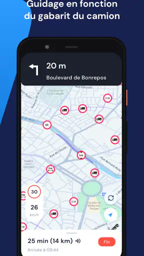 NavXL – GPS Poids Lourd screenshot 4
