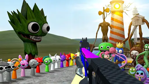 Nextbots In Backrooms: Shooter screenshot 9