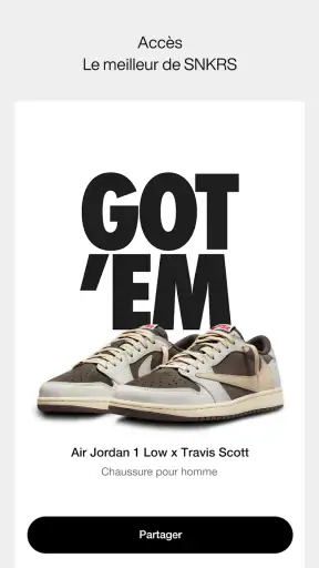 Nike SNKRS: achats sneakers screenshot 2