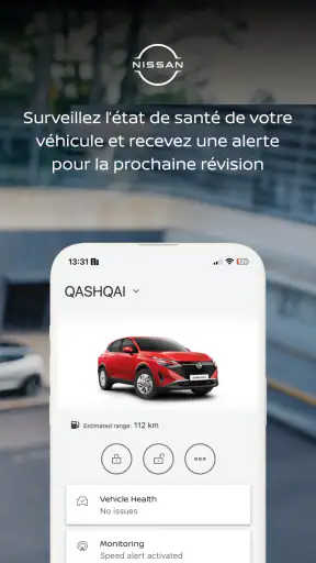 MyNISSAN app screenshot 2