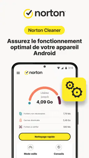 Norton Cleaner : Le nettoyeur screenshot 1