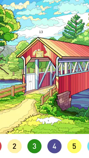 Nostalgia Color by number game screenshot 11