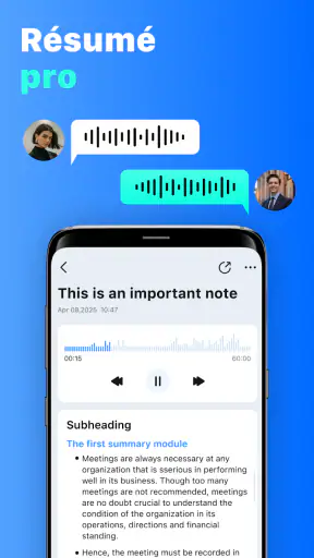 Notes Vocales:NoteFlow screenshot 2