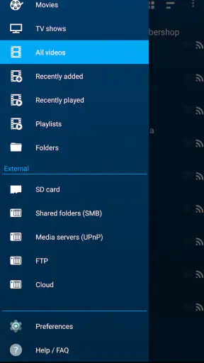 NOVA Video Player screenshot 1