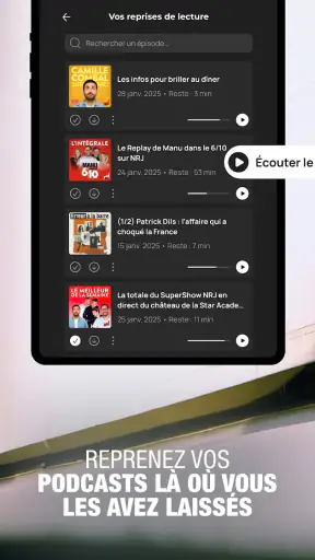 NRJ Radio, Musique et Podcast screenshot 12