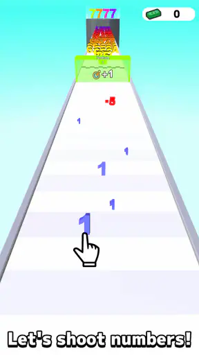 Number Merge Run : Shooting screenshot 1
