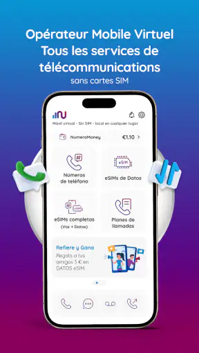 Numéro eSIM: Numéros & Données screenshot 3