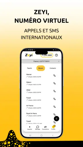 Numéros virtuels & Appels Sms screenshot 4