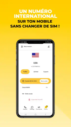 Numéros virtuels & Appels Sms screenshot 7
