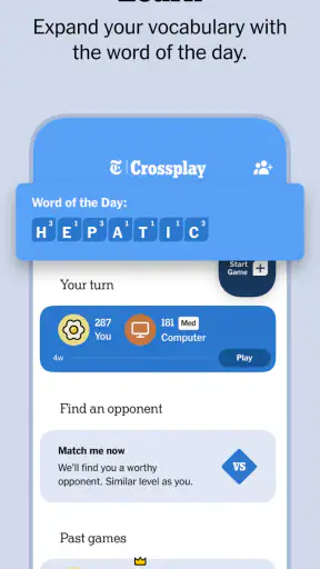 NYT Crossplay: Play and Spell screenshot 6