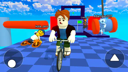 Obby bike: Parkour Adventure screenshot 2