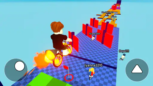 Obby bike: Parkour Adventure screenshot 3