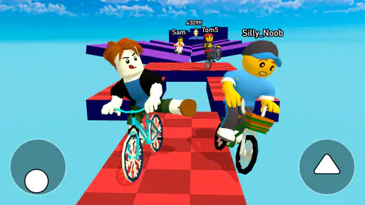 Obby bike: Parkour Adventure screenshot 4