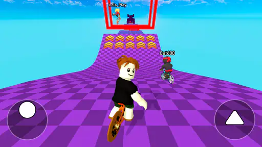 Obby bike: Parkour Adventure screenshot 5
