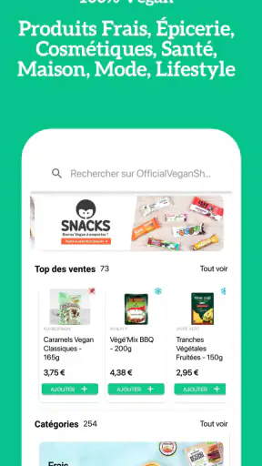 OFFICIAL VEGAN SHOP screenshot 2