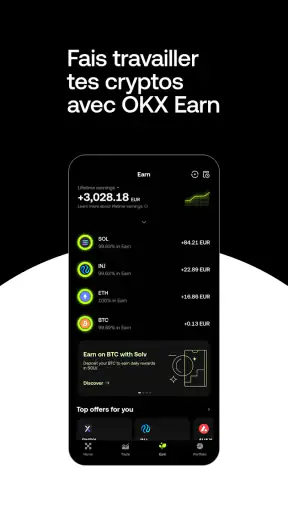 OKX - Achat & Earn BTC, DeFi screenshot 3