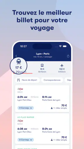 Omio: Train, bus, vols, ferry screenshot 2