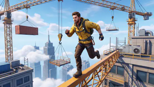 Only Going Up Rooftop: Parkour screenshot 1