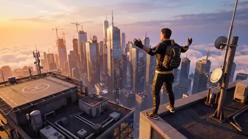 Only Going Up Rooftop: Parkour screenshot 4