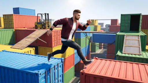 Only Going Up Rooftop: Parkour screenshot 8