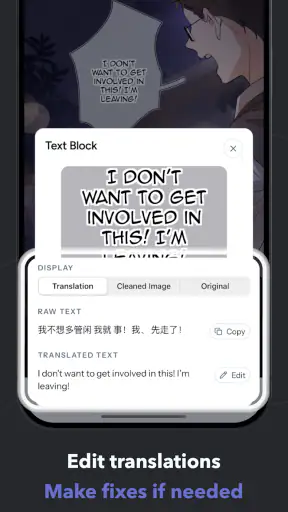 OpenToon - Traducteur Webtoon screenshot 4