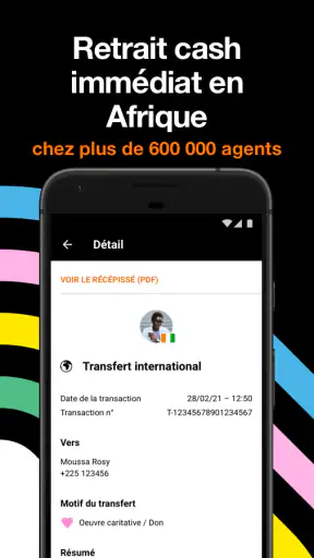 Orange Money Europe: Transfert screenshot 3