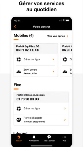 Orange Pro, espace client pro screenshot 3