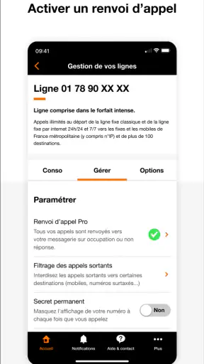 Orange Pro, espace client pro screenshot 5