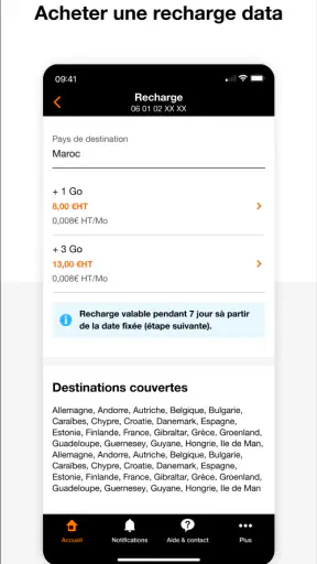 Orange Pro, espace client pro screenshot 6