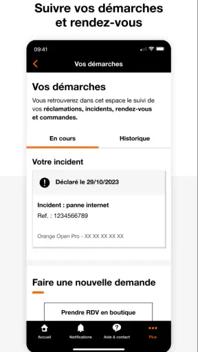 Orange Pro, espace client pro screenshot 7
