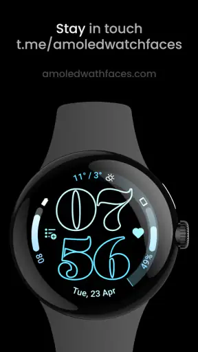 Outlined Watch Face screenshot 6