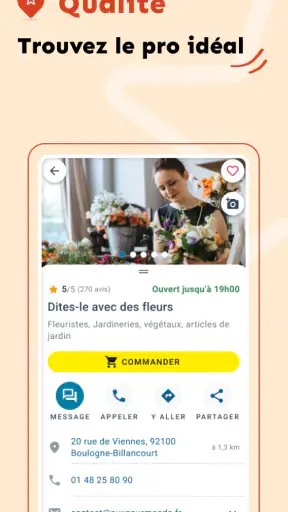pagesjaunes: trouver un pro screenshot 2