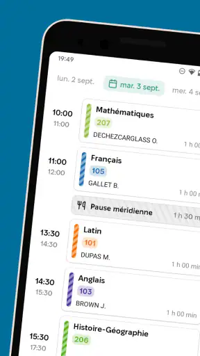 Papillon : l'appli scolaire screenshot 2
