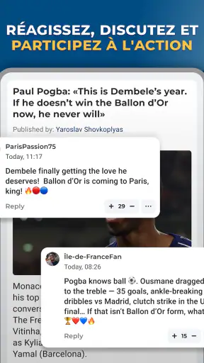 Paris Live: Communauté de Fans screenshot 11