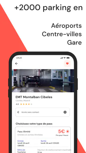 Parking Paris, Europe Parclick screenshot 3