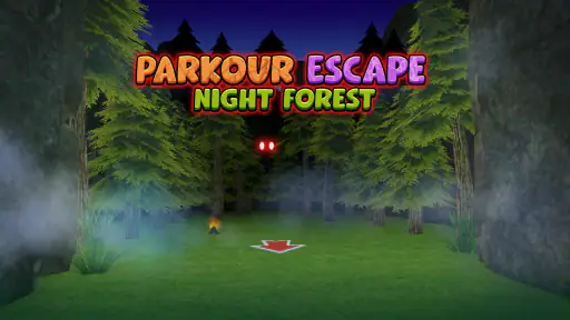 Parkour Escape: Night Forest screenshot 9
