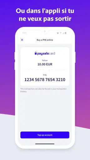 PaysafeCard-paiements prépayés screenshot 12