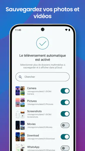pCloud: stockage en ligne screenshot 3